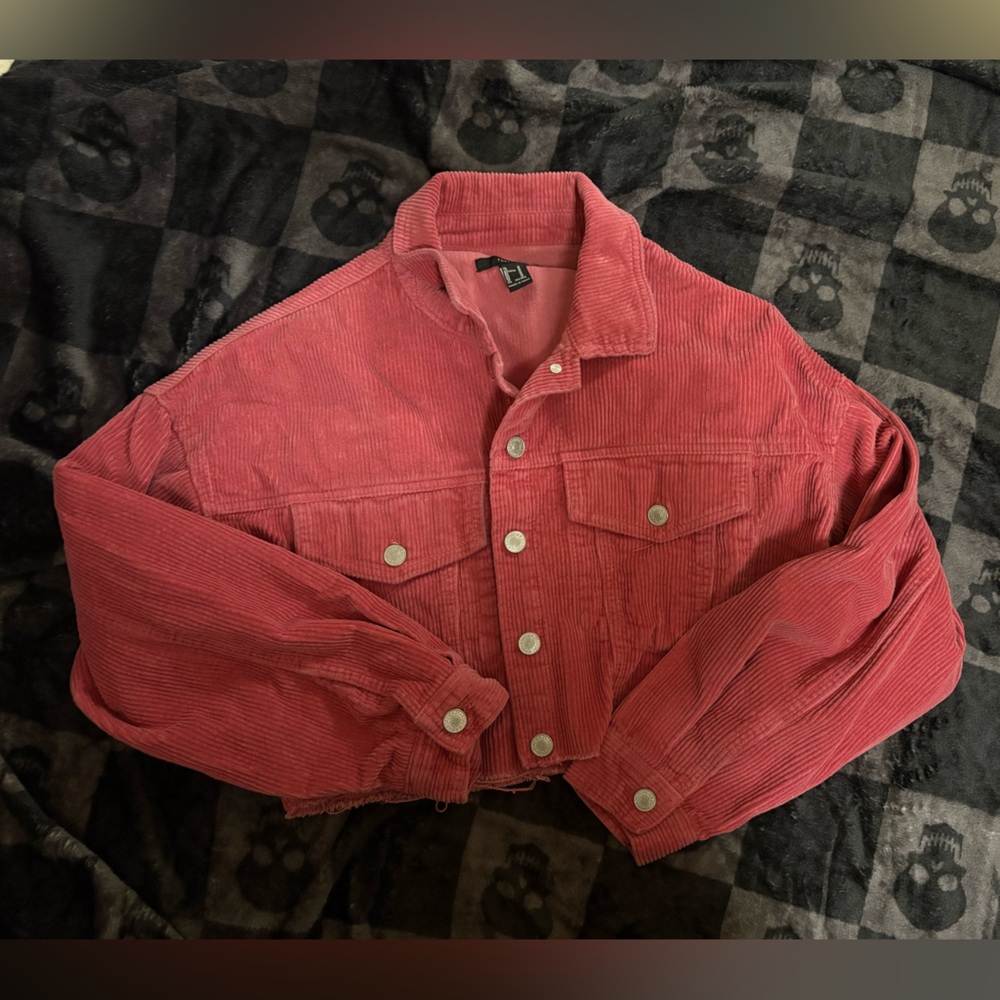 Forever 21 Pink Corduroy Jacket